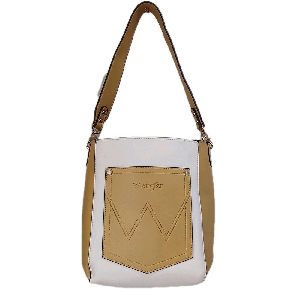 Wrangler Yellow And White Purse Western Cowgirl Chic Rodeo